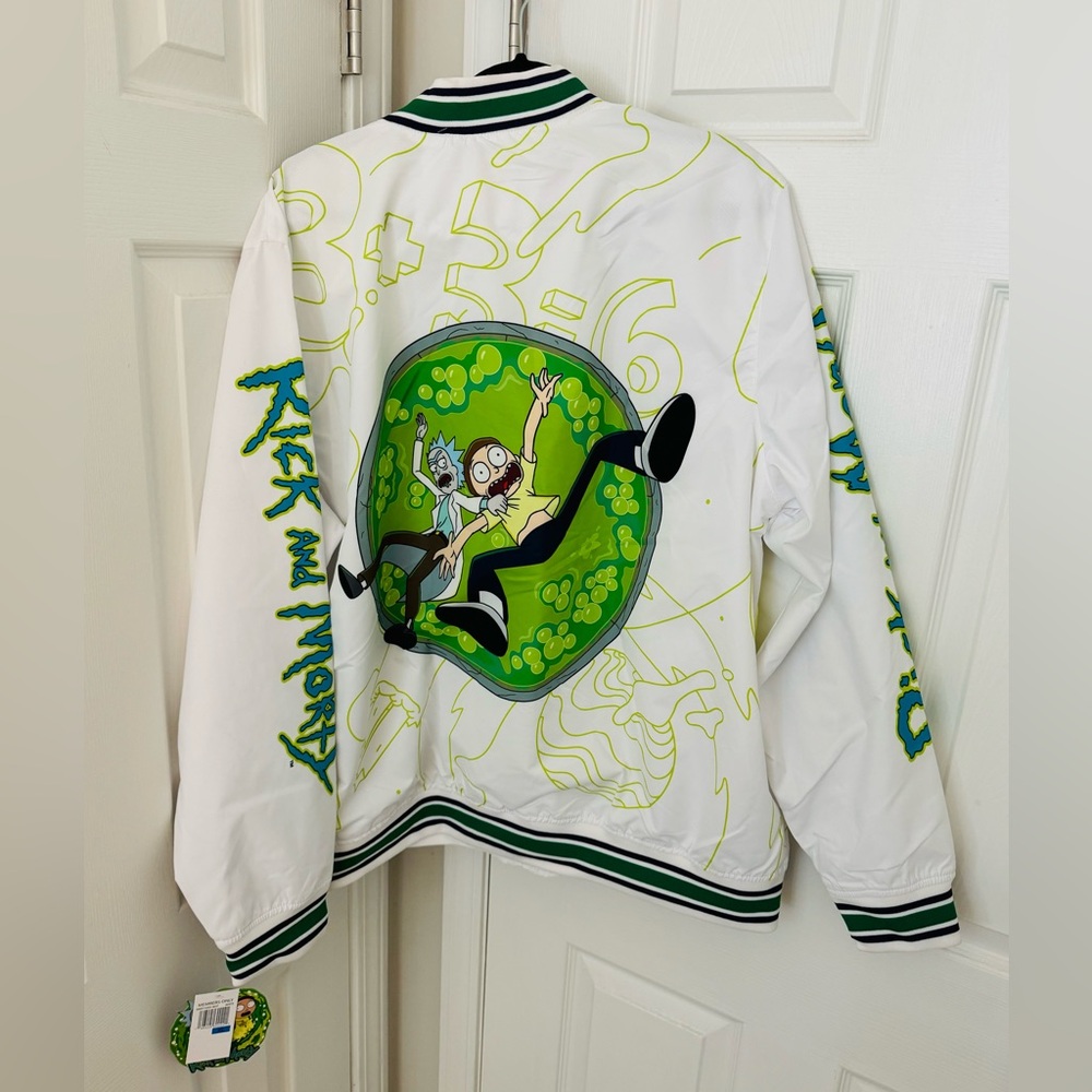 Rick and Morty Adult Swim x Members Only Windbreaker XL - Picture 2 of 6
